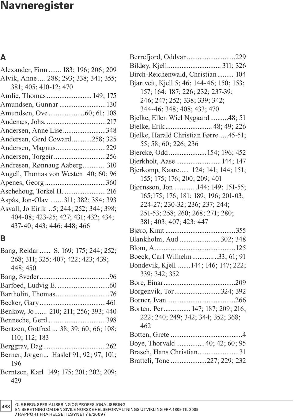 40; 60; 96 Apenes, Georg...360 Aschehoug, Torkel H...216 Aspås, Jon-Olav... 311; 382; 384; 393 Asvall, Jo Eirik.