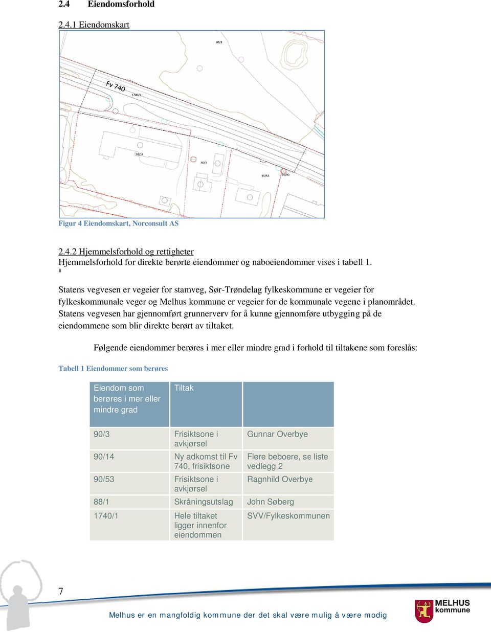 02.2013. Brev og adresseliste ligger vedlagt, se vedlegg I. Igangsetting av planarbeid ble i tillegg kunngjort i Trønderbladet 08.02 2013.