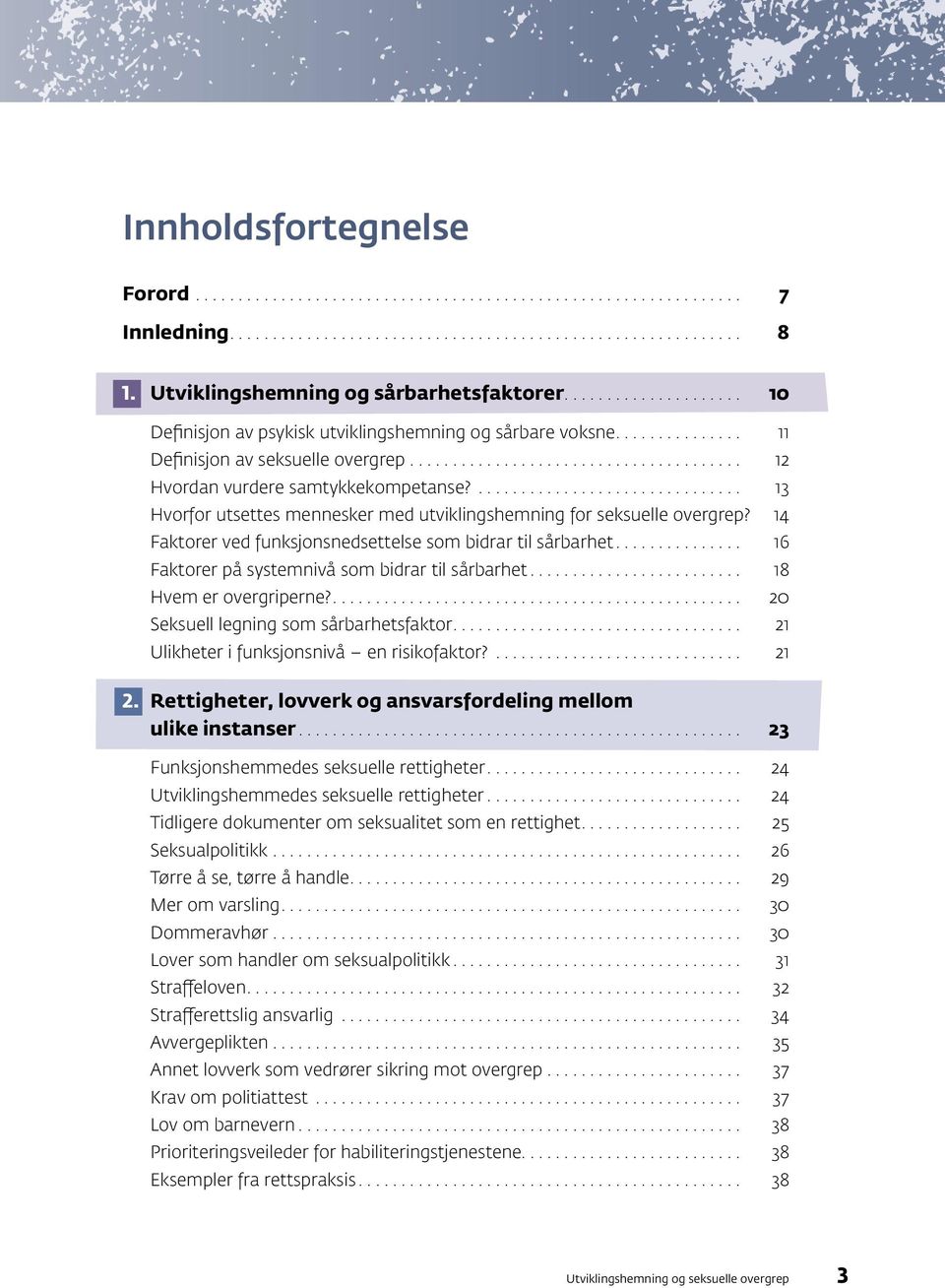 .. 16 Faktorer på systemnivå som bidrar til sårbarhet... 18 Hvem er overgriperne?.... 20 Seksuell legning som sårbarhetsfaktor.... 21 Ulikheter i funksjonsnivå en risikofaktor?... 21 2.