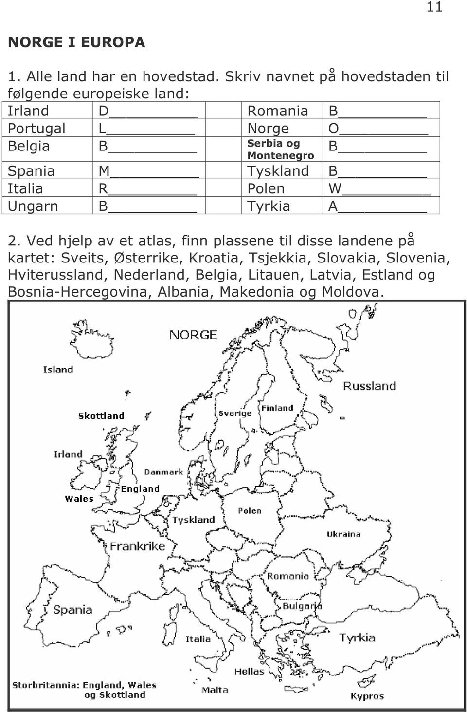 Montenegro B Spania M Tyskland B Italia R Polen W Ungarn B Tyrkia A 2.