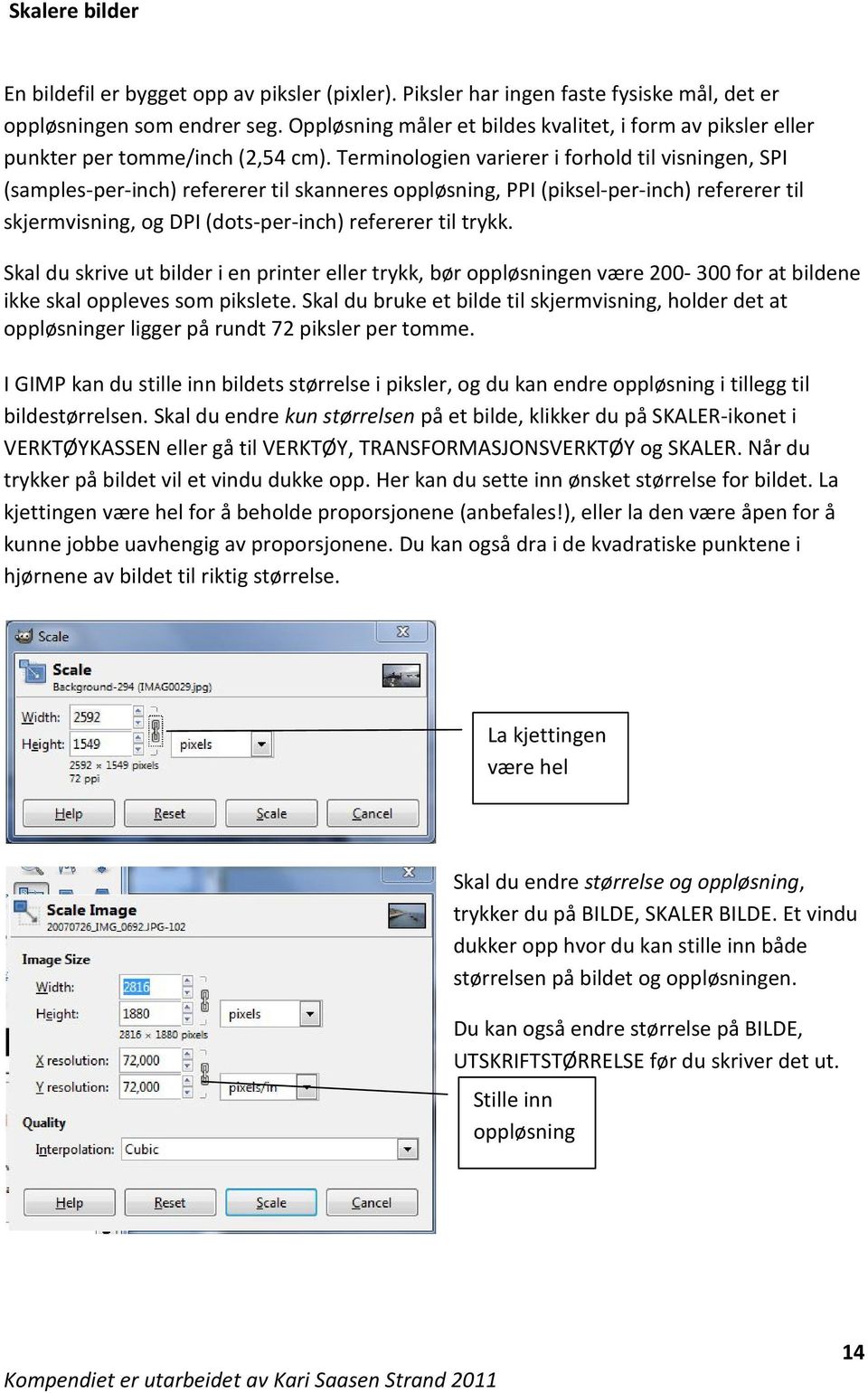 Terminologien varierer i forhold til visningen, SPI (samples-per-inch) refererer til skanneres oppløsning, PPI (piksel-per-inch) refererer til skjermvisning, og DPI (dots-per-inch) refererer til