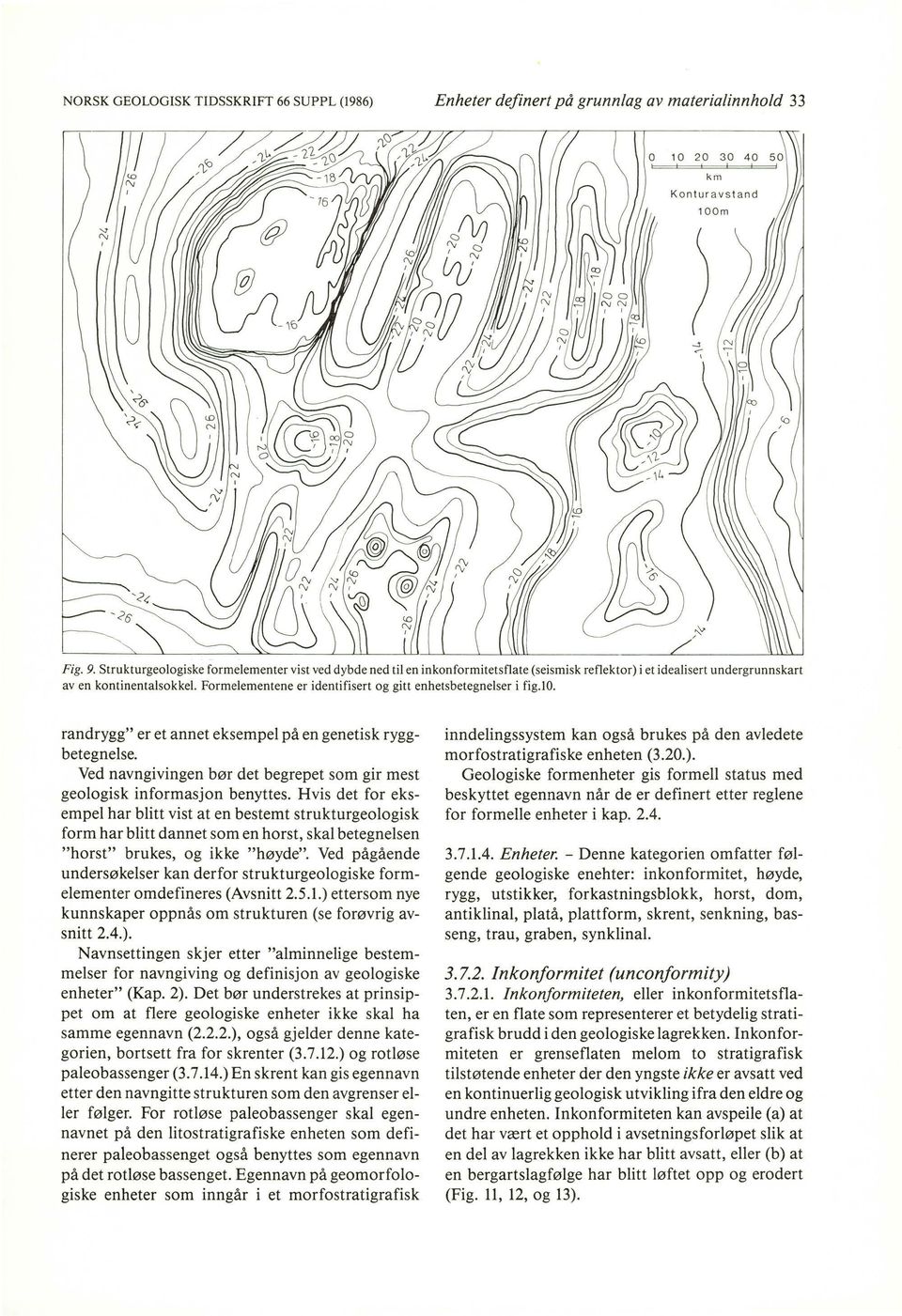 Formelementene er identifisert og gitt enhetsb etegnelser i fig.10. randrygg" er et annet eksempel på en genetisk ryggbetegnel se.