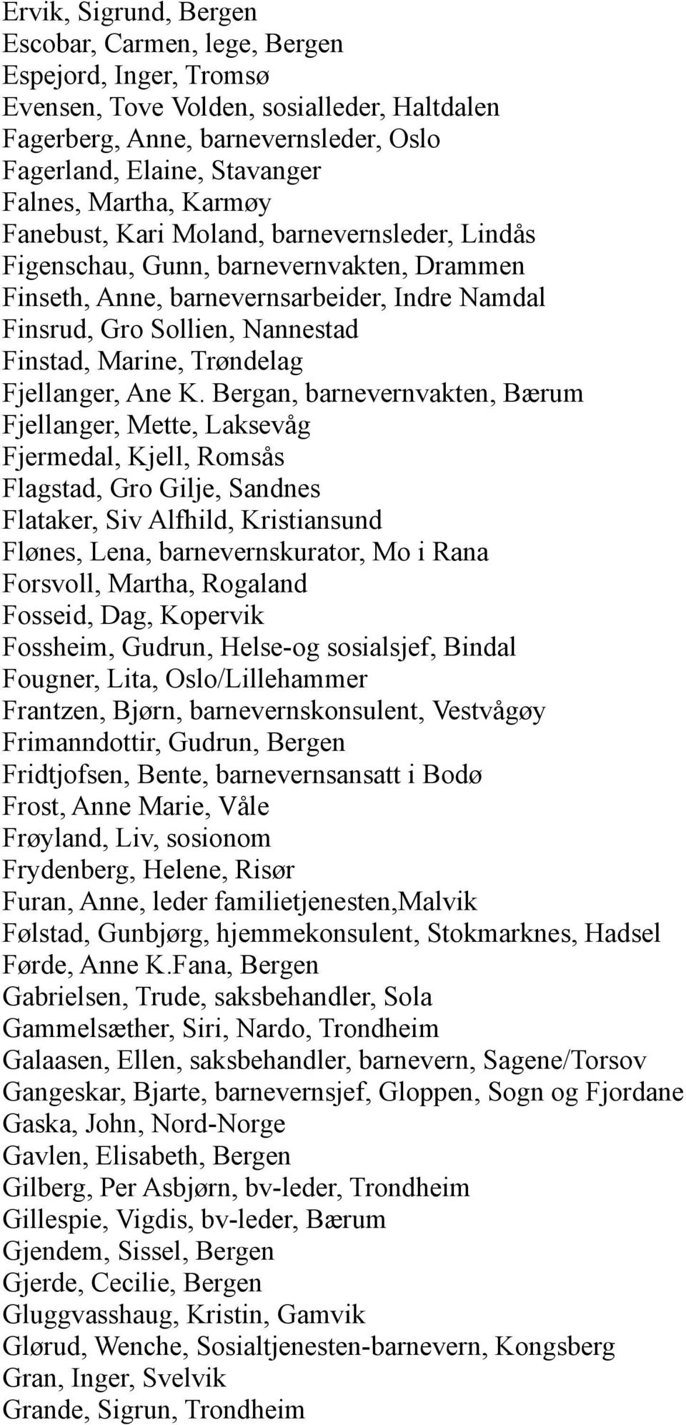 Marine, Trøndelag Fjellanger, Ane K.
