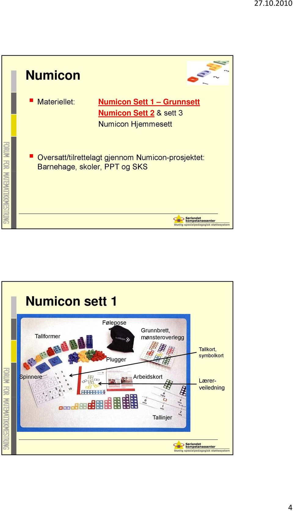 skoler, PPT og SKS Numicon sett 1 Tallformer Følepose Grunnbrett,