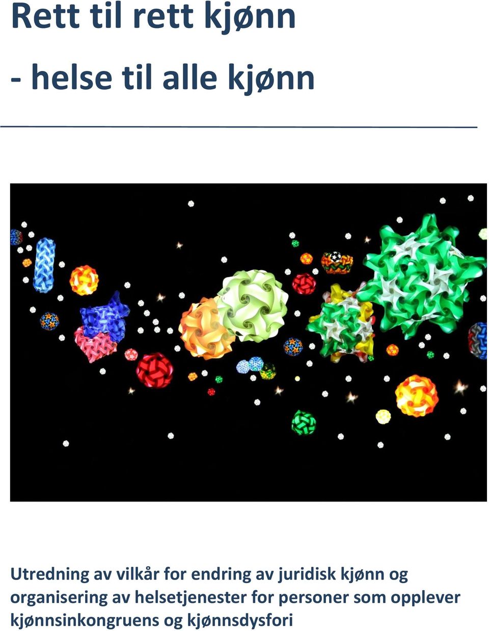 kjønn og organisering av helsetjenester for