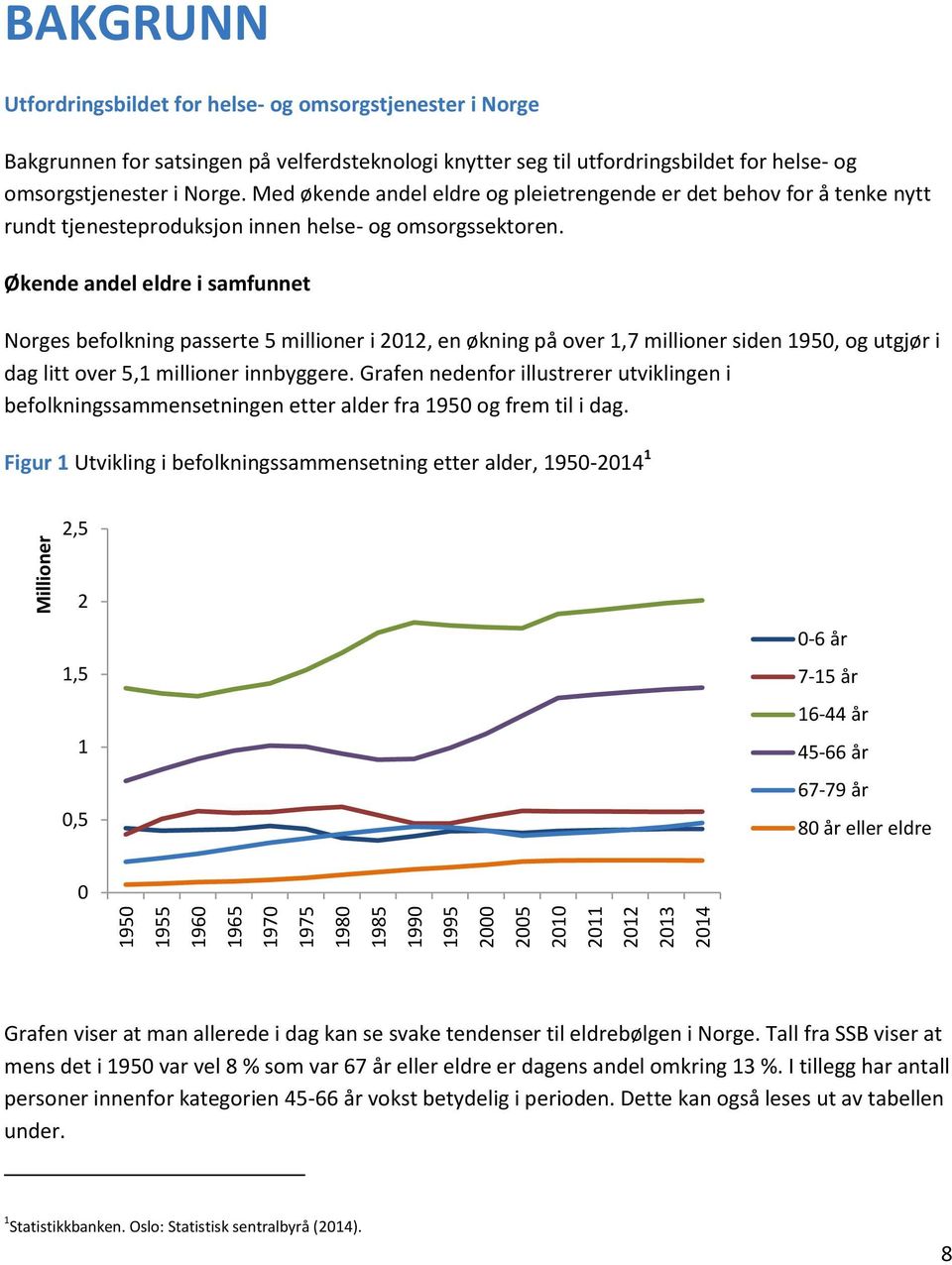 Med økende andel eldre og pleietrengende er det behov for å tenke nytt rundt tjenesteproduksjon innen helse- og omsorgssektoren.