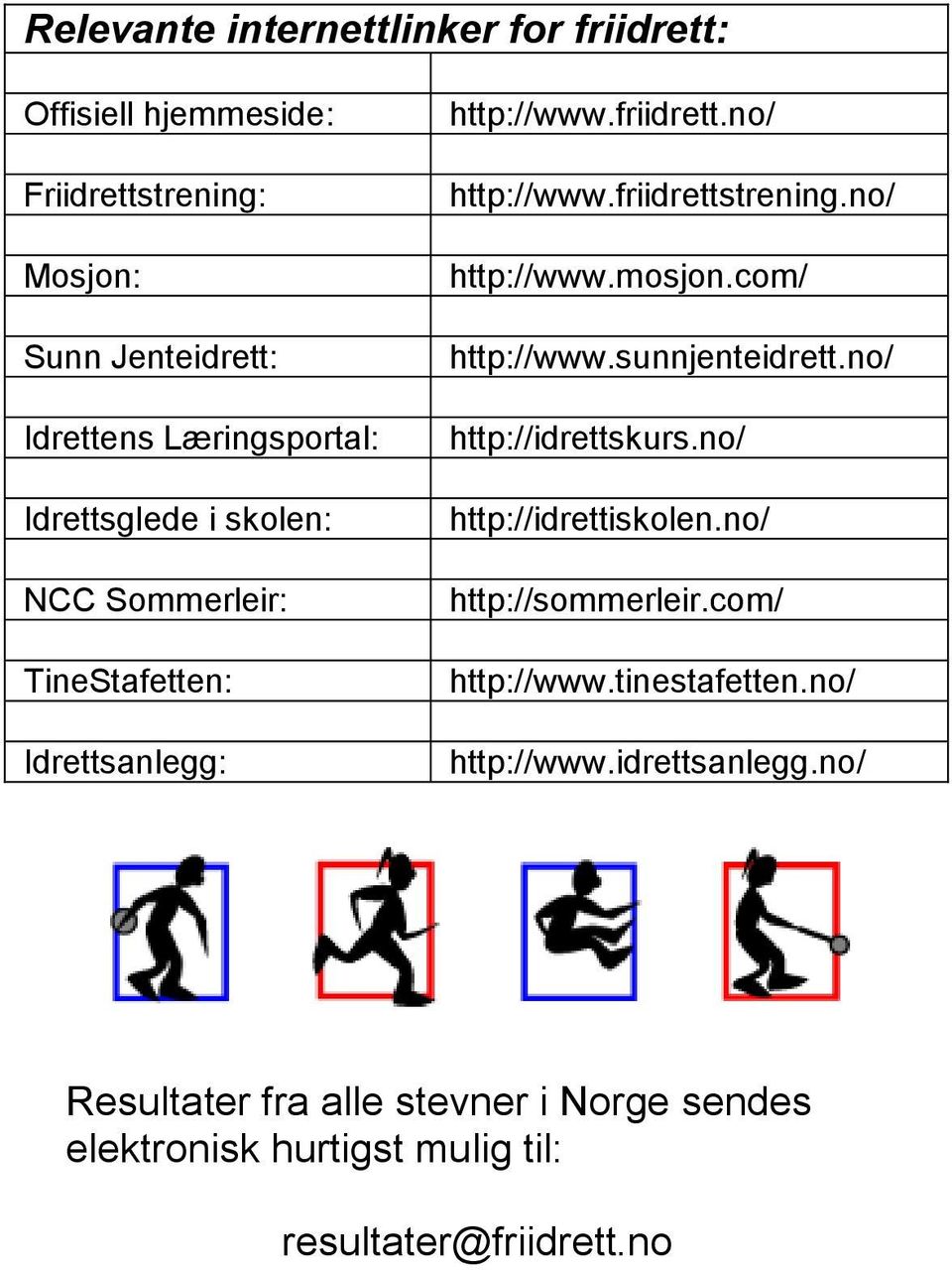 no/ http://www.mosjon.com/ http://www.sunnjenteidrett.no/ http://idrettskurs.no/ http://idrettiskolen.no/ http://sommerleir.