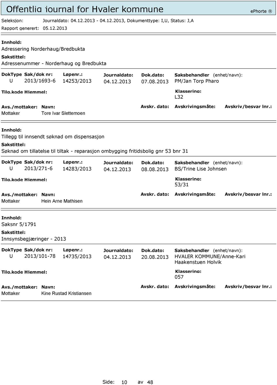 ombygging fritidsbolig gnr 53 bnr 31 2013/271-6 14283/2013 08.