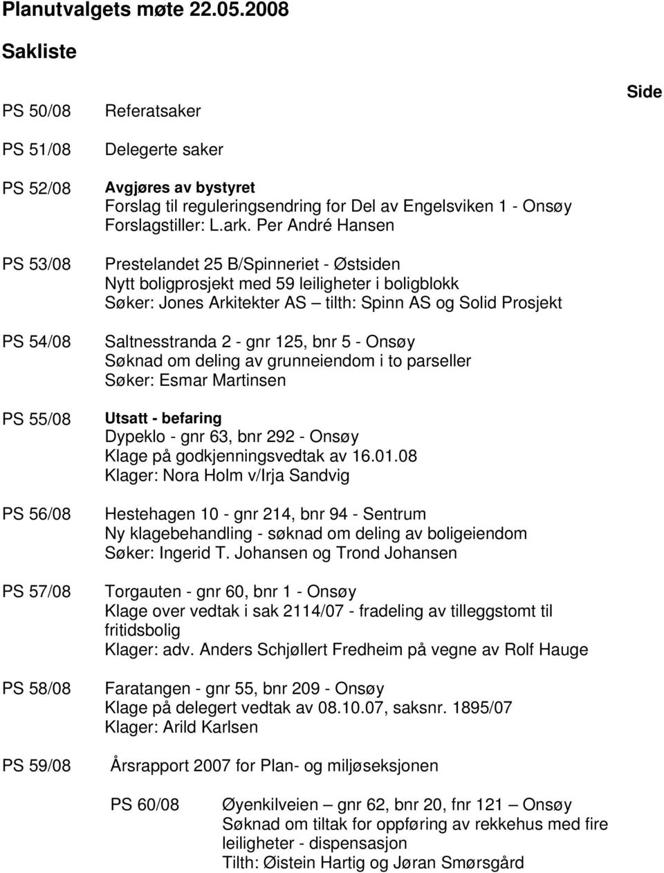 Engelsviken 1 - Onsøy Forslagstiller: L.ark.