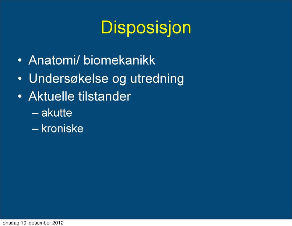 Undersøkelse og