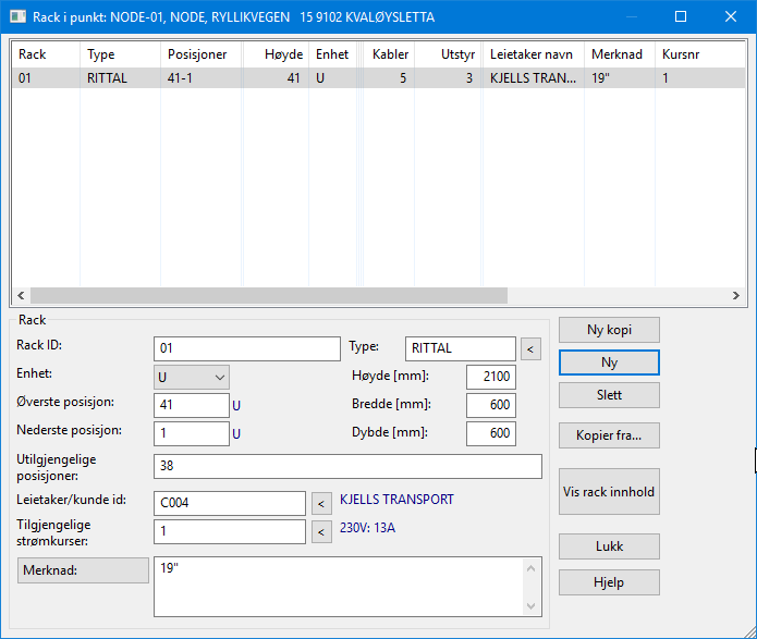 Klipp og lim kan gjøres på vanlig Windows måte med tastatur eller høyreklikk. Se også Predefinert innhold i merknadsfeltene under arkfanen merknad på side 299.