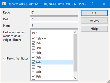 1. Stå i Zoom Punkt 2. Finn det punktet du skal lage lasker i 3. Skroll til du finner den plinten du skal lage lasker på 4.