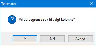 Velg utstyr/punkt Med dette alternativet kan du velge enten et punkt som har utstyr eller et utstyr som står i punkt. Dette er nyttig når du skal velge sentralt plassert utstyr.