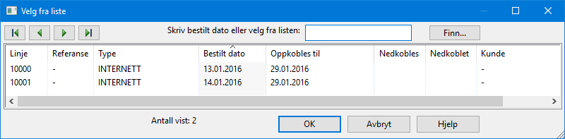 hver ende av patchsnoren må du lage 2 spesifiseringer for samme linjetype. Spesifiseringen har følgende format: Linjetype;Kontakttype = pinne=tråd, pinne=tråd, pinne=tråd osv.