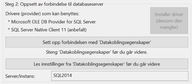 Flytt nettområde fra SQL-databaseserver Med dette menyvalget kan du flytte nettområdet fra en SQL- databaseserver til en filbasert database.