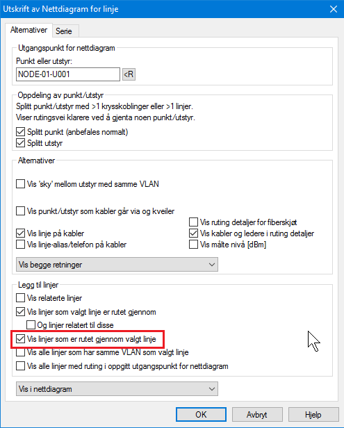 Drift av PON Når du skal drifte et PON i Telemator anbefales det å benytte dialogen Forenklet drift fra utstyr (knappen ).