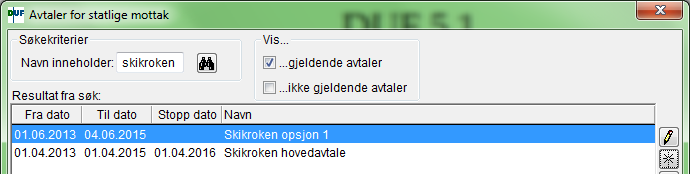 3. Aktivering av opsjonsplasser Fra juni 2013 tok UDI i bruk tilleggsopsjon 1. (24 faste og 6 stk.) for dette eksemplet. Vi aktiverer 30 beredskapsplasser slik: Lag ny avtale.