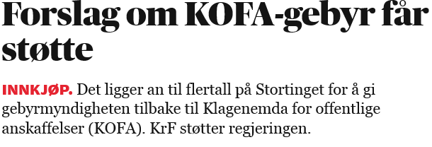 til KOFA