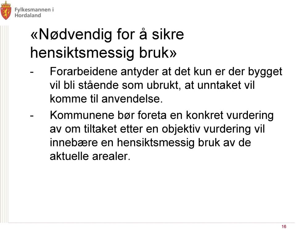 anvendelse.