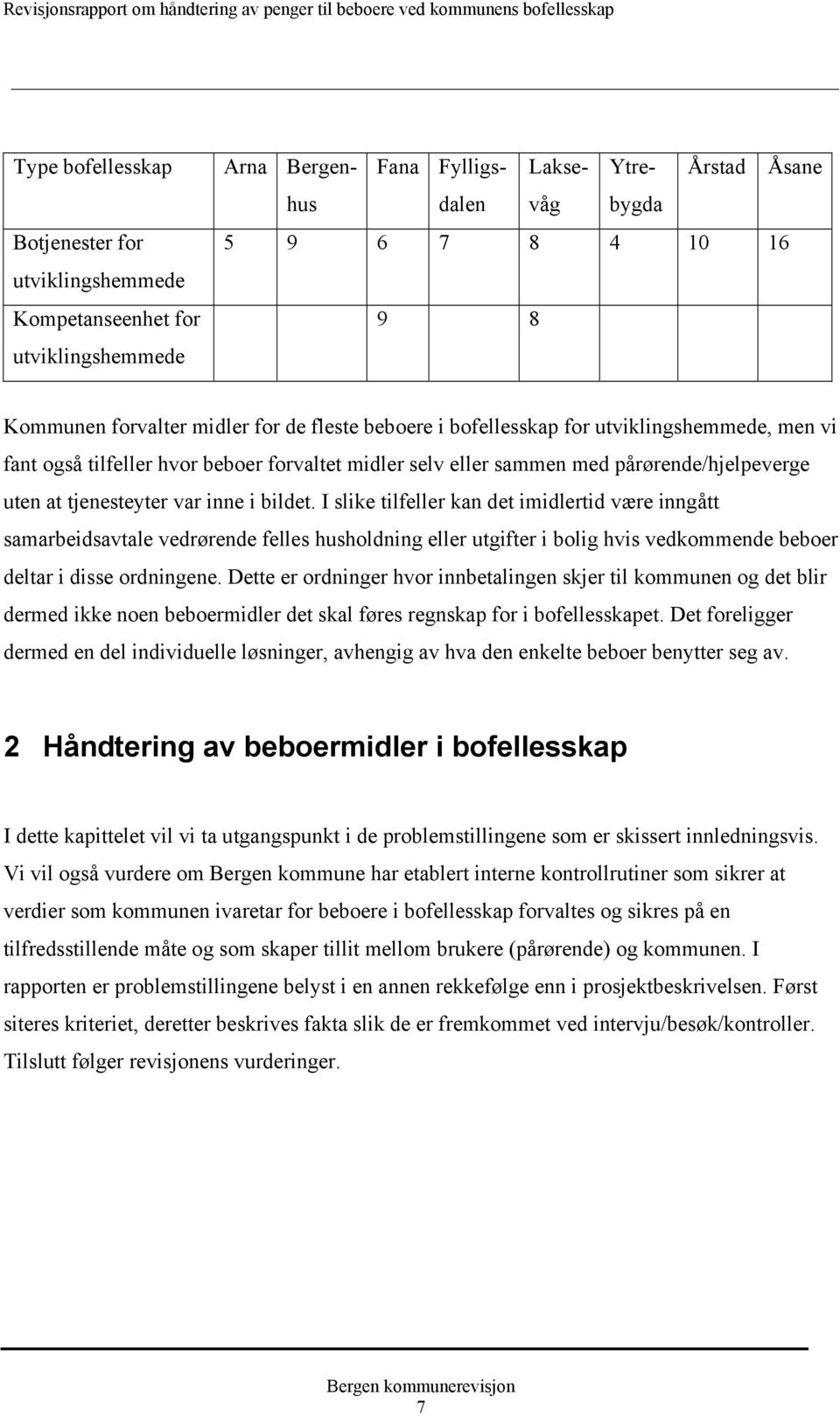 bildet. I slike tilfeller kan det imidlertid være inngått samarbeidsavtale vedrørende felles husholdning eller utgifter i bolig hvis vedkommende beboer deltar i disse ordningene.