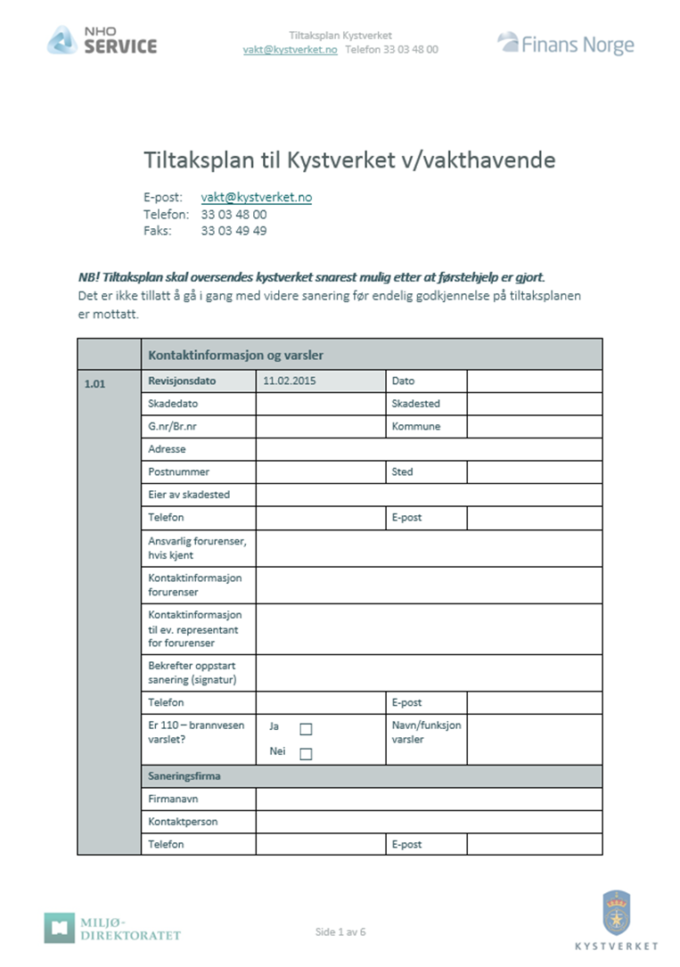 Søknad Sendes til Kystverket