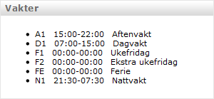 3. Web Når du logger inn, finner du forslag til arbeidstid. Du kan legge inn dine ønsker om endring på Web.