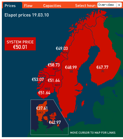 Sverige blir delt inn i fire