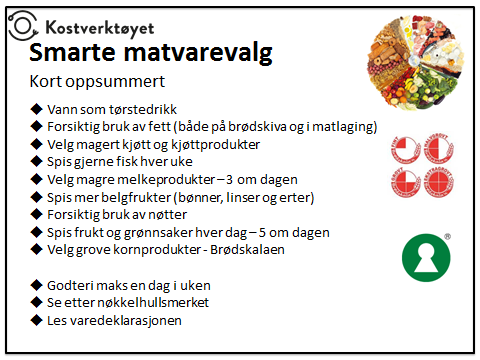 Hva er de(n) største utfordringen(e) i familiens kosthold? Her er det mulig å hoppe rett til det temaet som familien ønsker å ta tak i. Dette er en kortversjon av kostrådene.