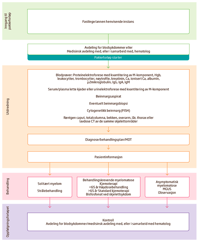 2 Inngang til pakkeforløp for myelomatose 2.