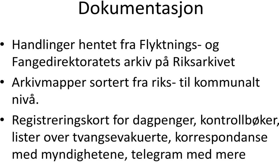 riks- til kommunalt nivå.