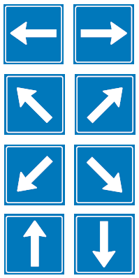 Skilt nr. 1.1 Snøscooterløype Symbolet betyr «Snøscooterløype» Skiltet skal fortelle snøscooterfører og andre at dette er en lovlig løype for snøscooterkjøring. 1.2 Skilt nummer 1.