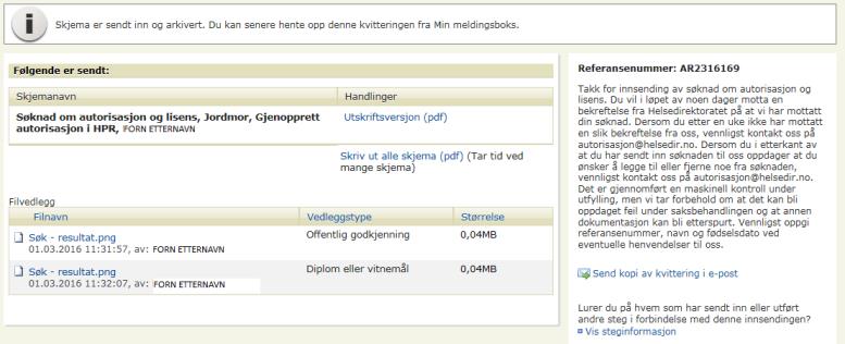 3 Neste side har overskrift «Steg 2 av 4: Signering». Du signerer ved å trykke på knappen «Signer».