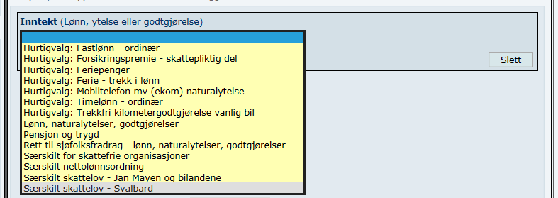 Kost trekkpliktig godtgjørelse Losji trekkpliktig godtgjørelse Nattillegg - trekkfritt Trekkpliktig godtgjørelse annet Hotell Hybel, brakke, privat Langtransportsjåfør i utlandet Pensjonat Uten