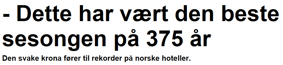 2015: 3 av 4 kontrakter til Norge 21 18.01.2016