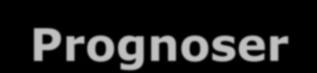 Prognoser Kvantitativ statistisk/matematisk beregning Tidshorisont Langtidsprognoser (opp mot 5 år) Prognoser på