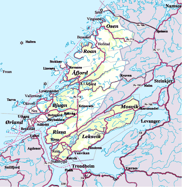 Medlemskommuner: Osen 1025 Roan 994 Åfjord 3229