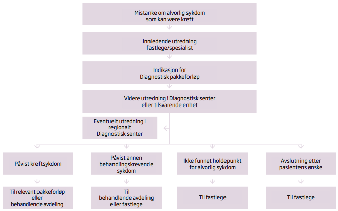 Pasientene i diagnostiske pakkeforløp er svært forskjellige. Permanente tverrfaglige team er derfor ofte ikke hensiktsmessig.