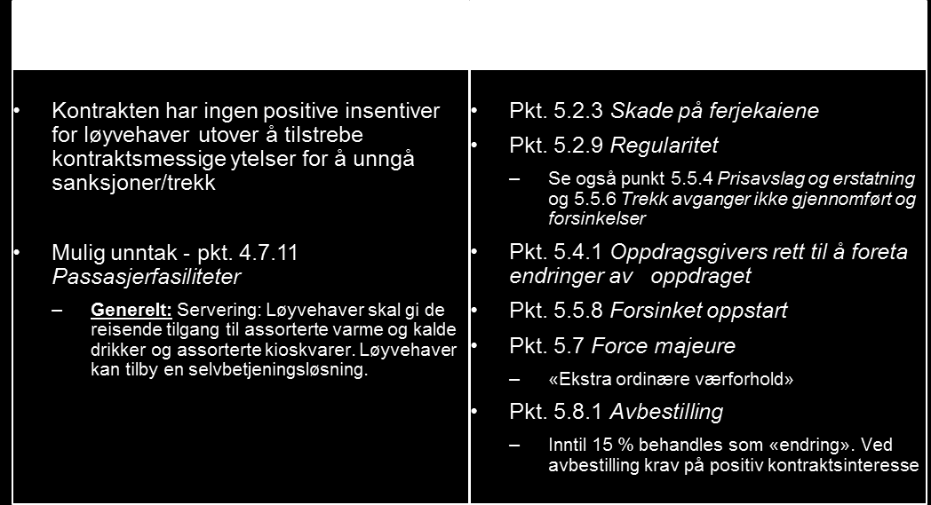 Kontraktens innhold og utforming i fremtiden Det er vanskelig å spå hvordan fremtidens kontrakter vil se ut.