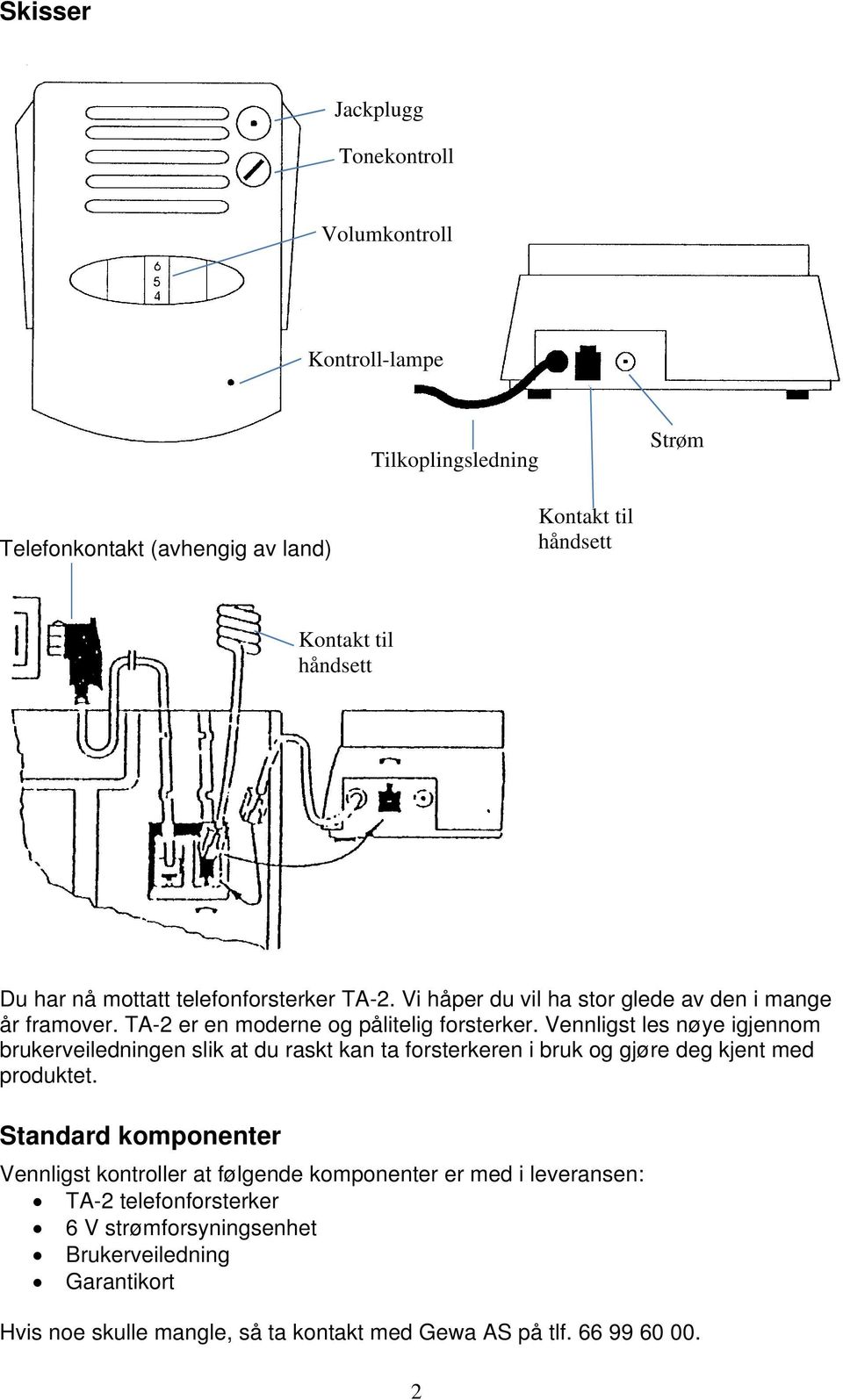 Vennligst les nøye igjennom brukerveiledningen slik at du raskt kan ta forsterkeren i bruk og gjøre deg kjent med produktet.