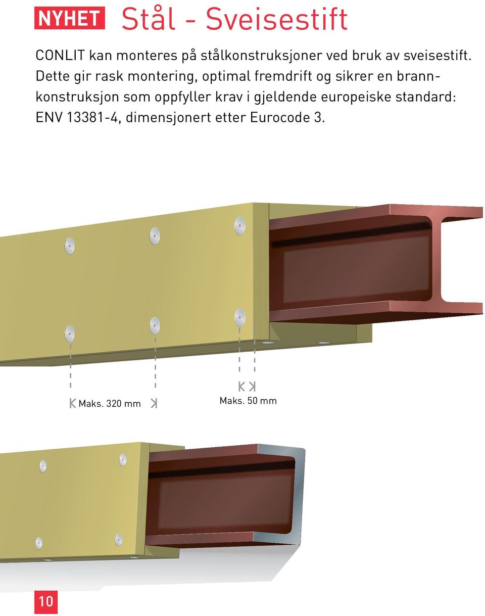 Dette gir rask montering, optimal fremdrift og sikrer en