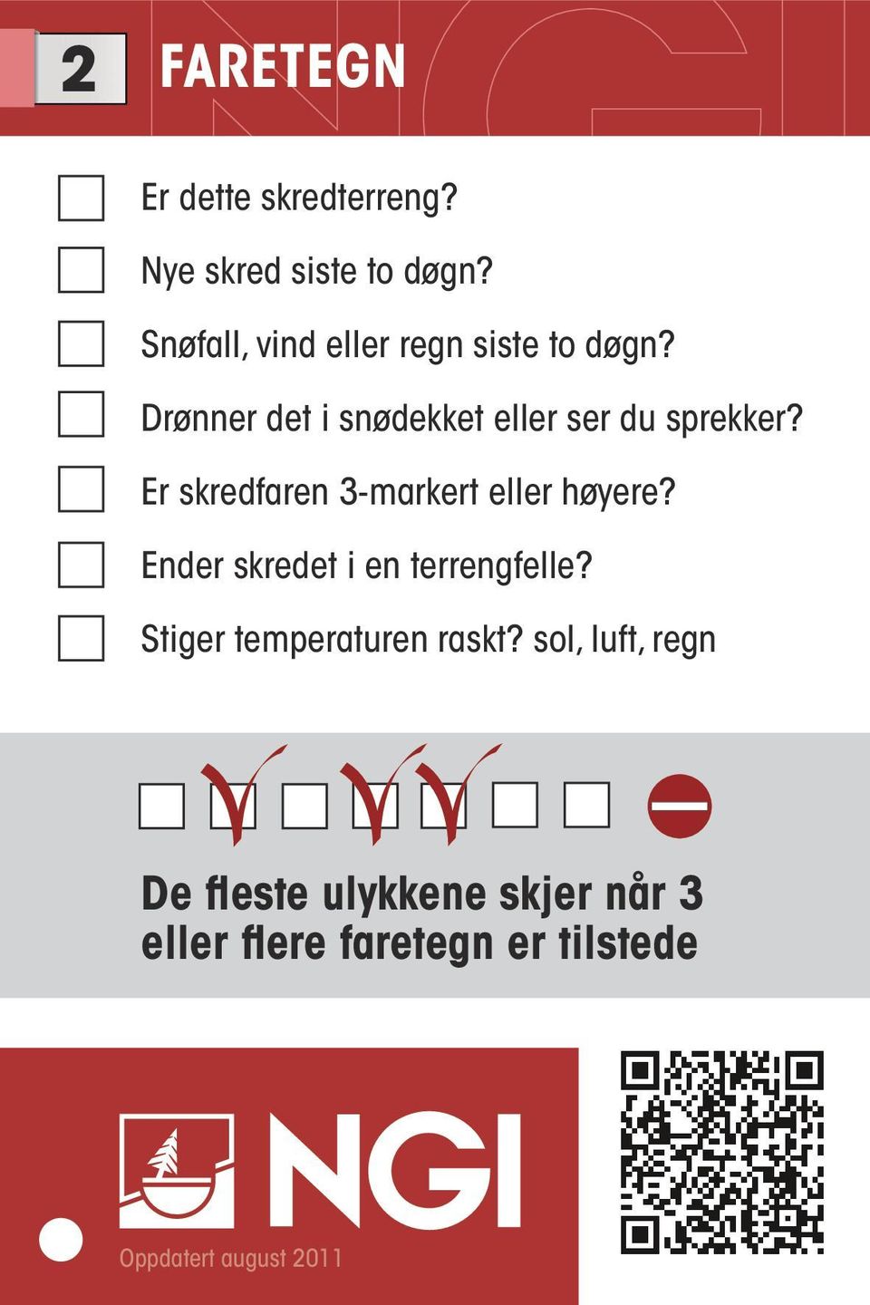 Drønner det i snødekket eller ser du sprekker?