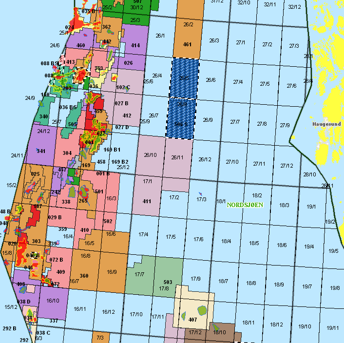 Det norske har letesuksess Fulla 60-105 Mboe Frigg Øst 60-190 Mboe Frøy