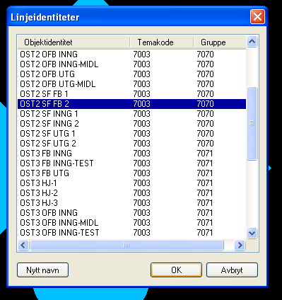 Lengdeprofil og tverrprofil, veglinjer