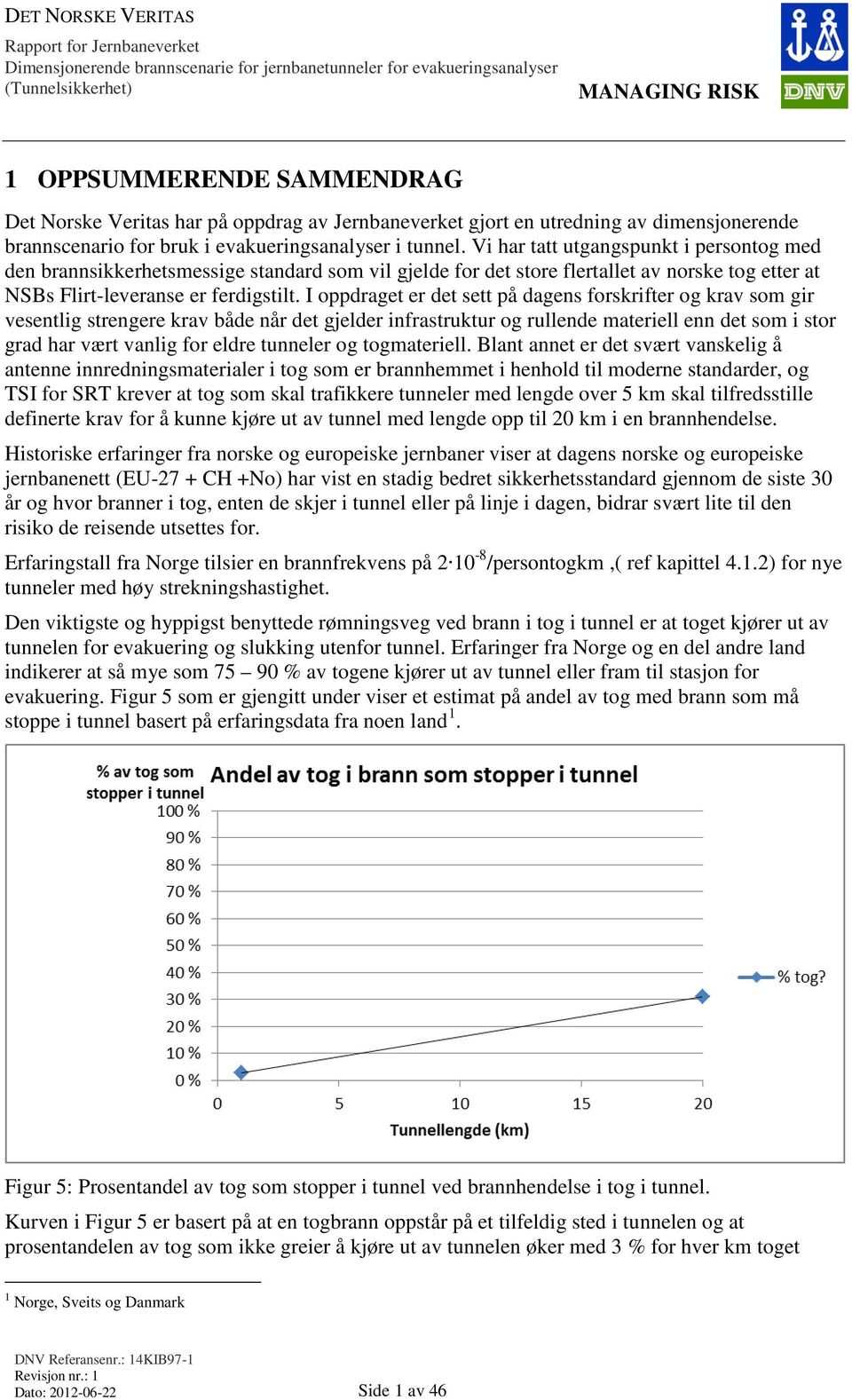 I oppdraget er det sett på dagens forskrifter og krav som gir vesentlig strengere krav både når det gjelder infrastruktur og rullende materiell enn det som i stor grad har vært vanlig for eldre