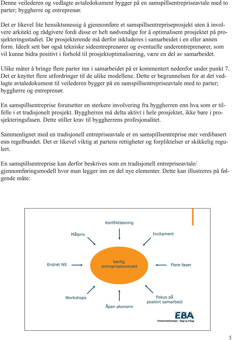 prosjekteringsstadiet. De prosjekterende må derfor inkluderes i samarbeidet i en eller annen form.