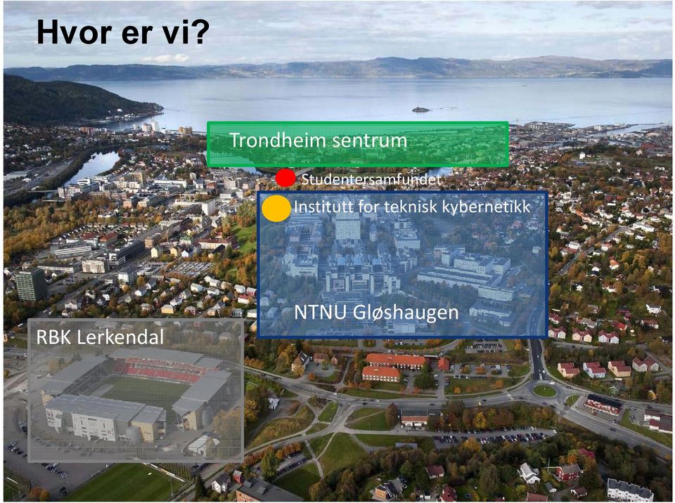 sentrum Studentersamfundet Institutt for