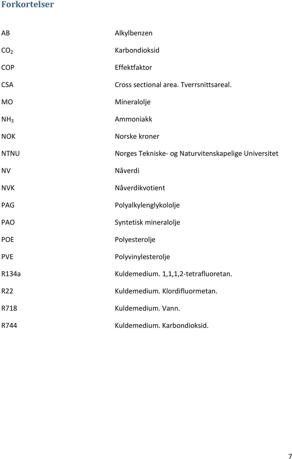 Mineralolje Ammoniakk Norske kroner Norges Tekniske- og Naturvitenskapelige Universitet Nåverdi Nåverdikvotient