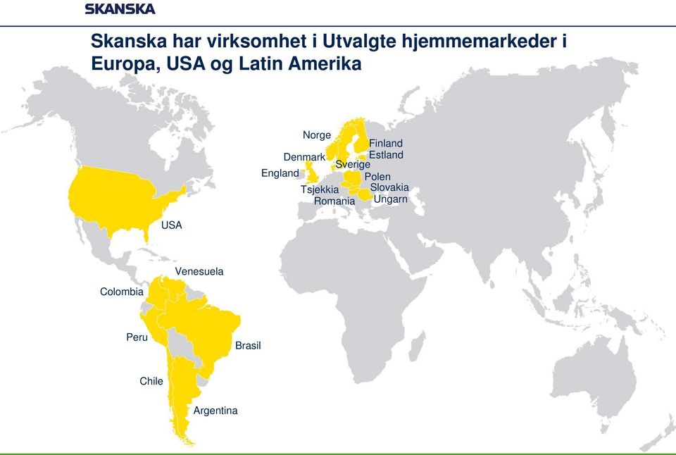 Denmark Estland Sverige England Polen Tsjekkia