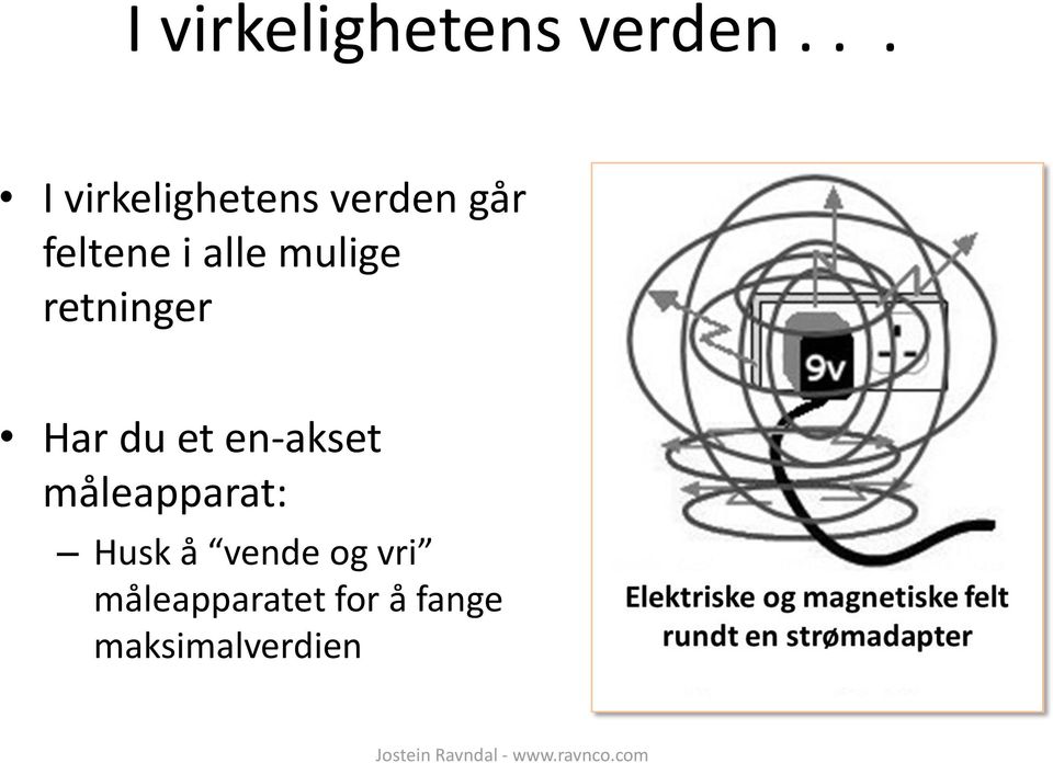 alle mulige retninger Har du et en-akset