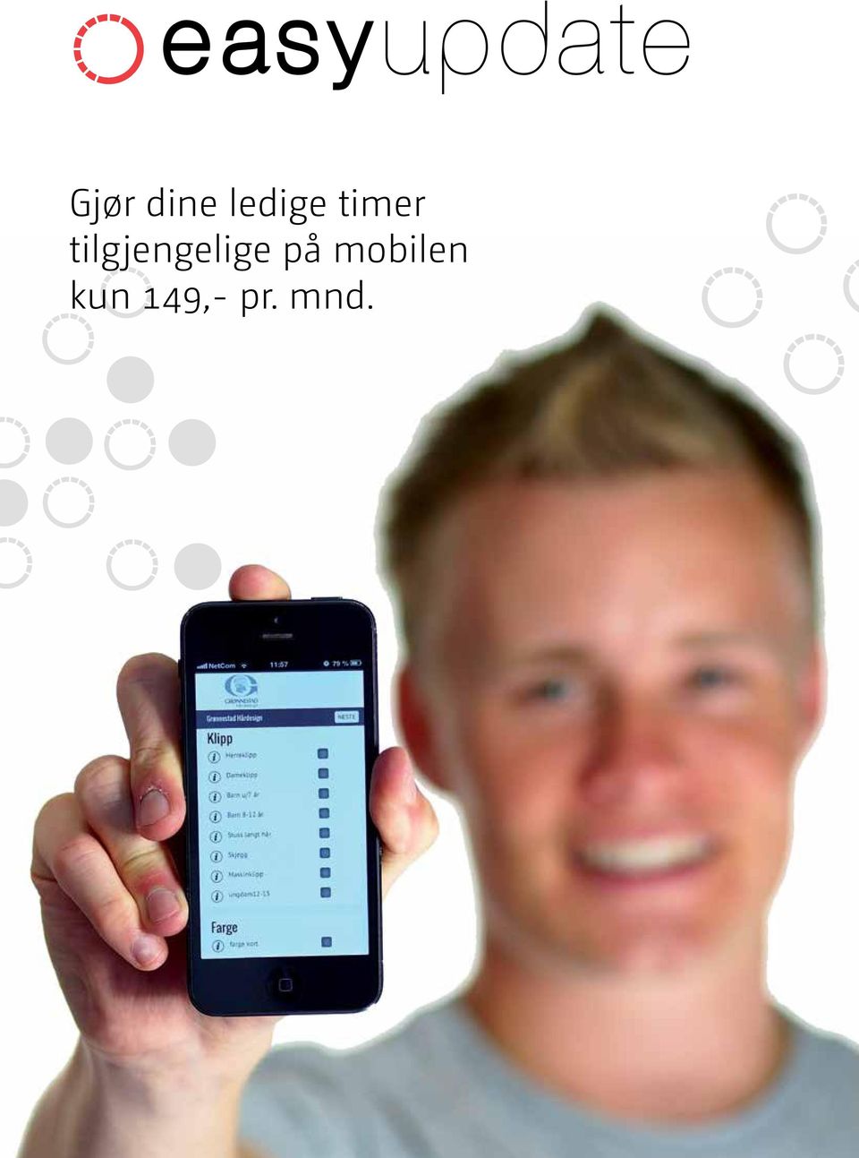 på mobilen kun